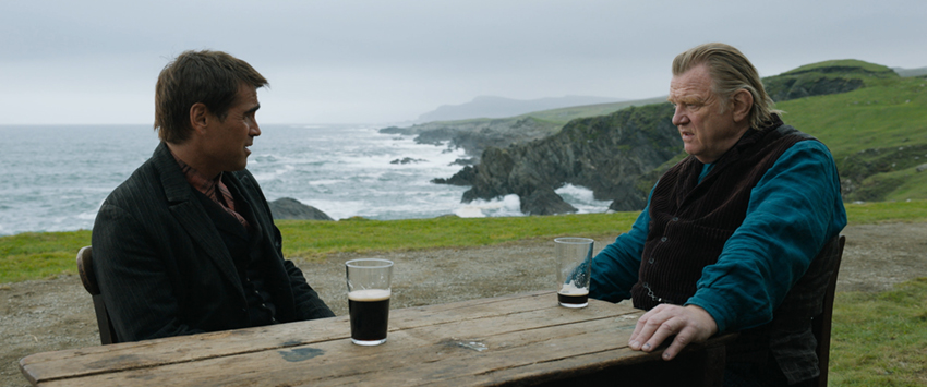 Colin Farrell and Brendan Gleeson in the film THE BANSHEES OF INISHERIN. Photo Courtesy of Searchlight Pictures. © 2022 20th Century Studios All Rights Reserved.