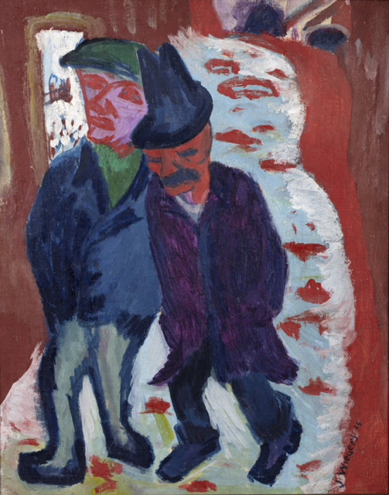 Twee-mannen-komend-uit-een-café-Jan-Wiegers-Foto-Marten-de-Leeuw